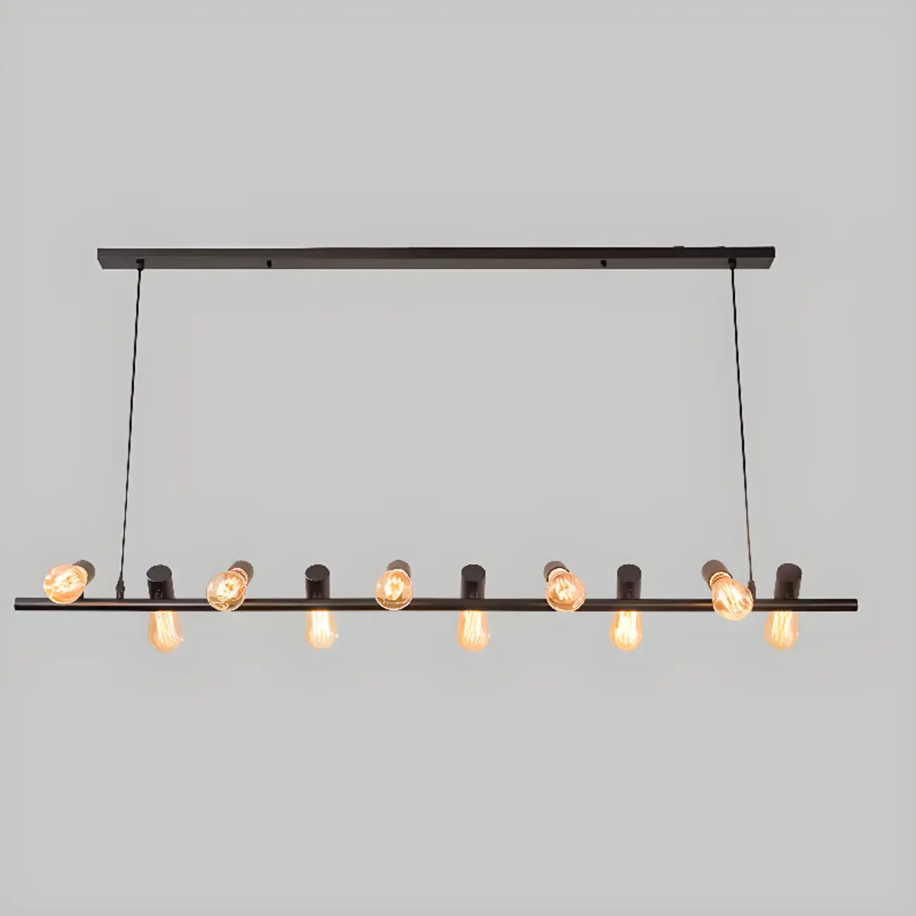 Industrial Black Metal Kitchen Island Pendant Light