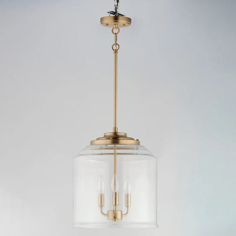 Maxim Acadia 3 Light 14  Wide Taper Candle Pendant