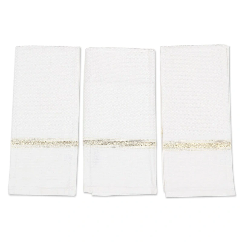 Novica Handmade Snow Sophistication Cotton Dish Towels (Set Of 3)