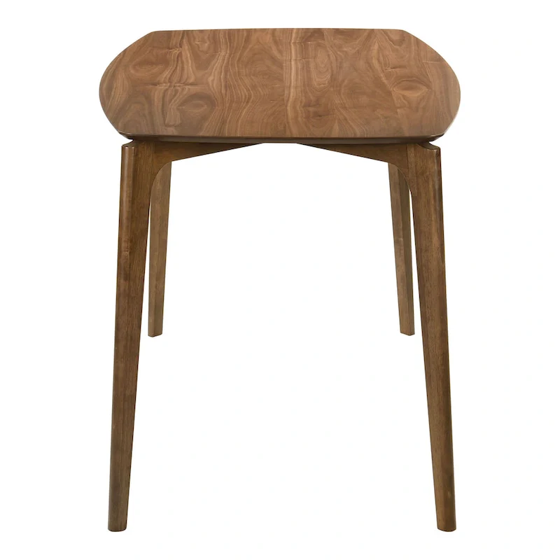 Mid-century Walnut Wood Counter Height Table