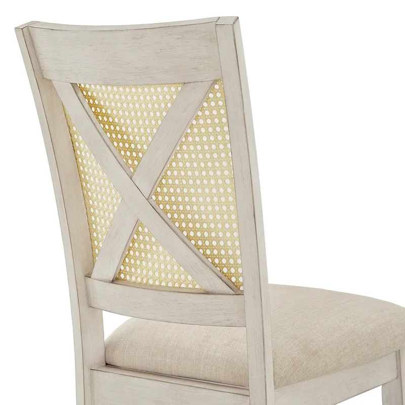 Plaga X-Back Cane Accent Dining Chair (Set of 2) by  - Dining Chair