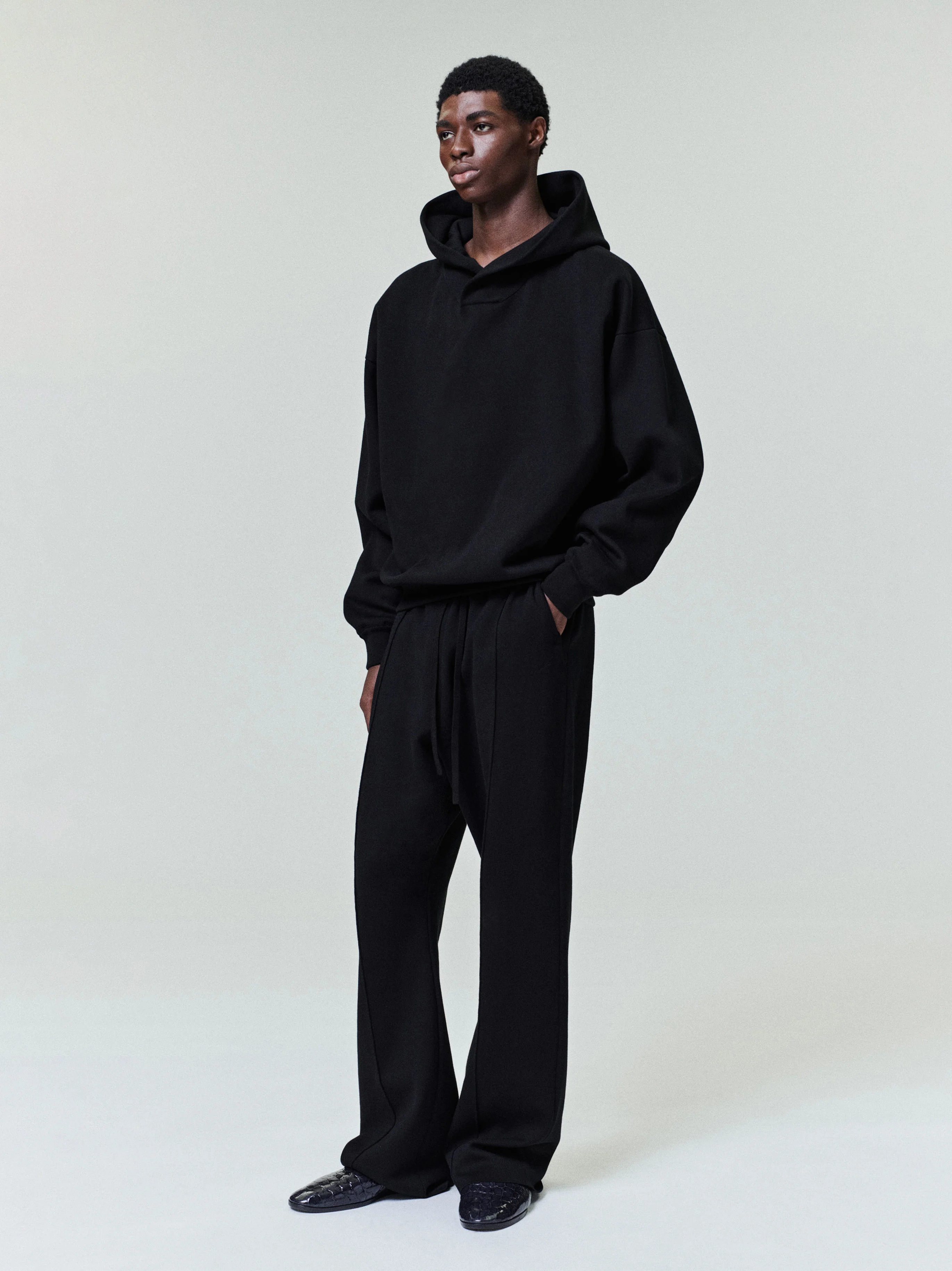 Double Knit Flared Jogging Pant
