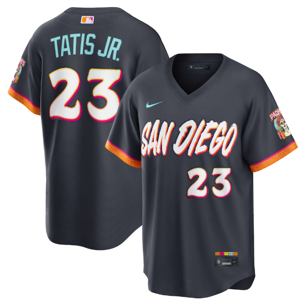 San Diego Padres Fernando Tatis Jr. Obsidian 2026 City Connect Stadium Jersey