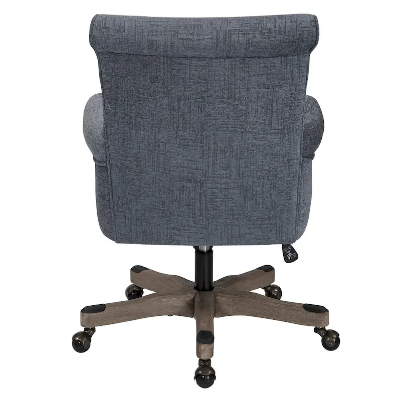 Megan Office Chair with Wood Base