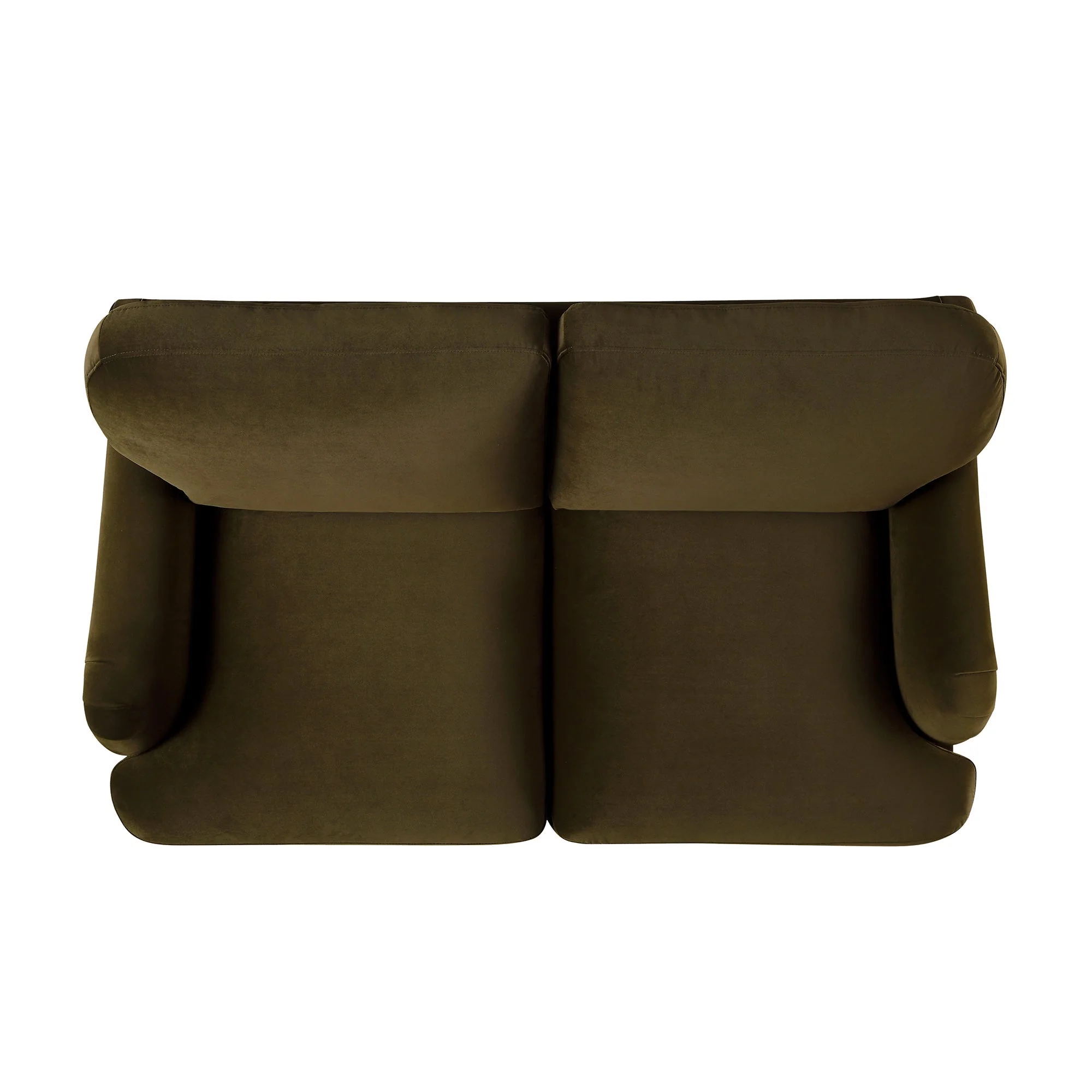 Seaweed Velvet Sofa, 2-Seater