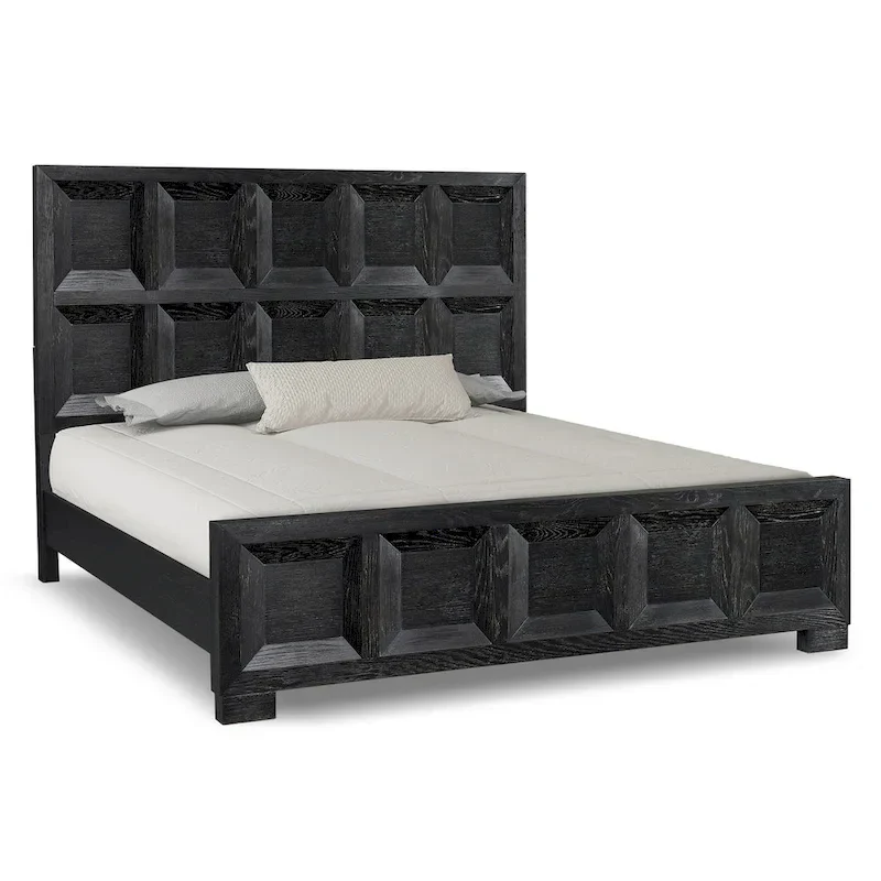 Furniture of America Durem Modern Classic Wood Panel Bed