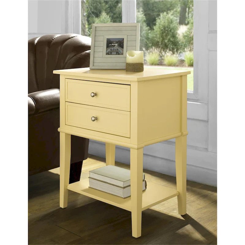 Accent Table with 2 Drawers