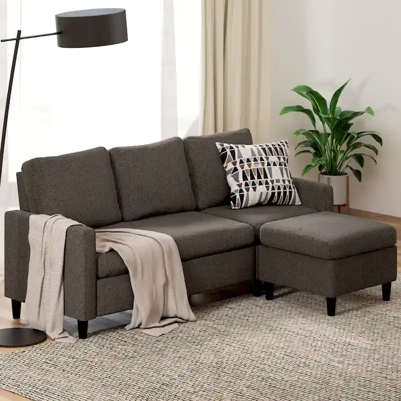 Convertible Sectional Sofa with Reversible Chaise