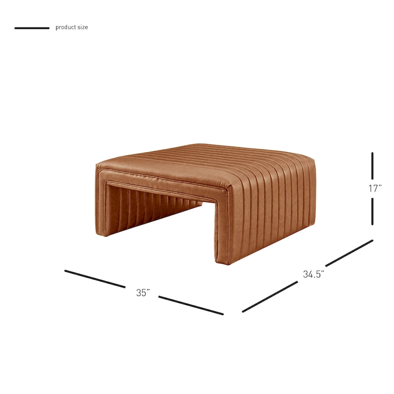 Atkinson Faux Leather Coffee Table