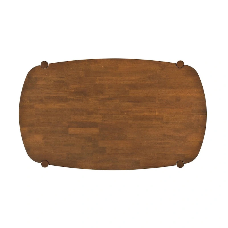 Whisten Walnut 7-piece Solid Wood Dining Set