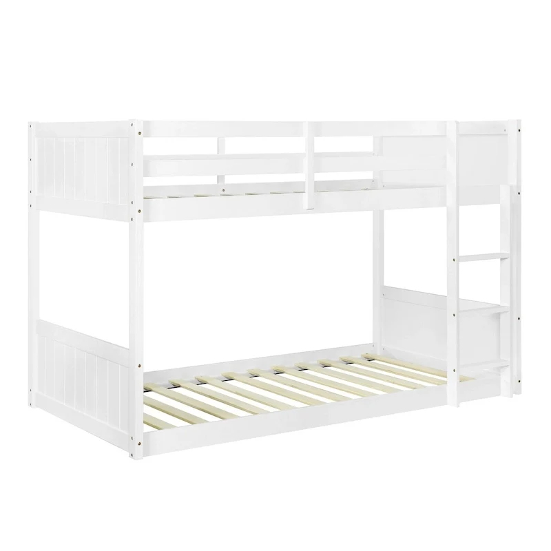 Delphia Low Profile Twin over Twin Bunk Bed
