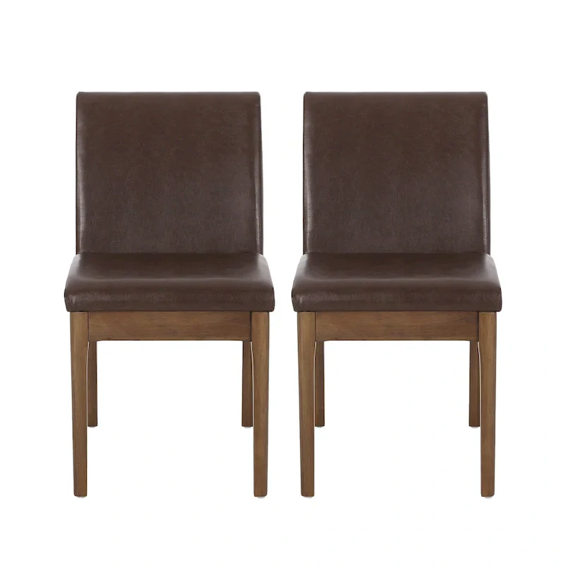 Upholstered Dining Chairs - Set of 2 - Contemporary Style