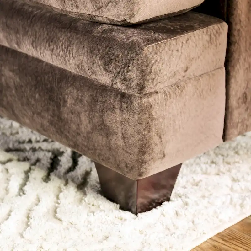 Jeta Transitional Microfiber Padded 2-Piece Living Room Set by Furniture of America