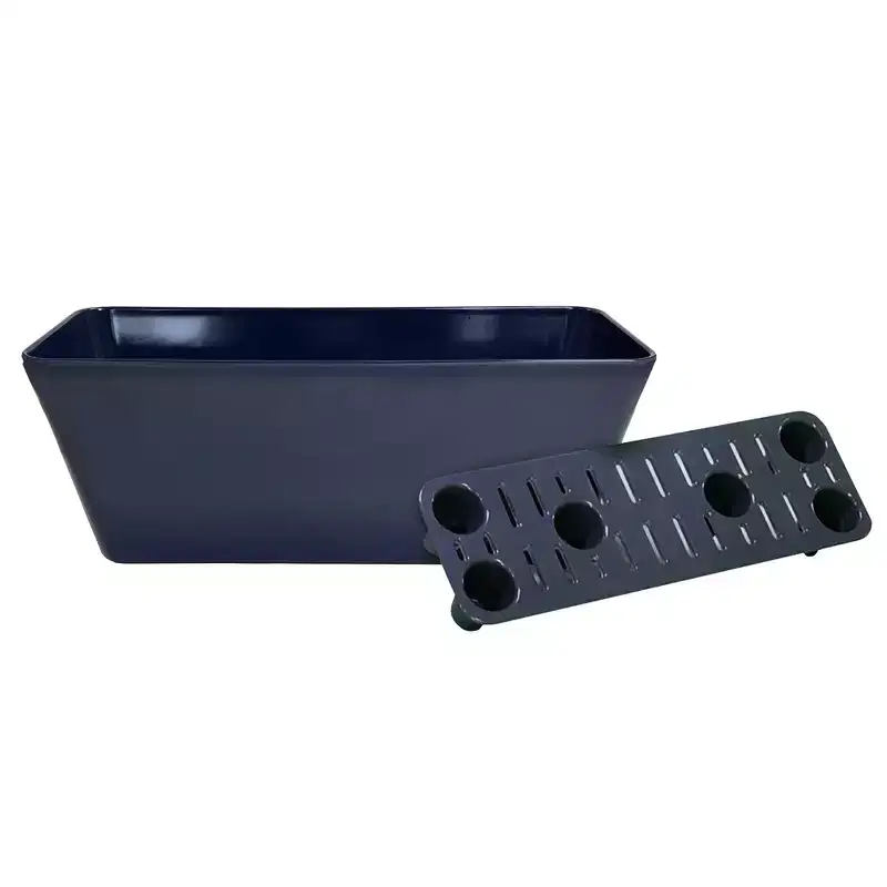 Tierra Garden 16 Rectangular Self-Watering Bamboo Planter