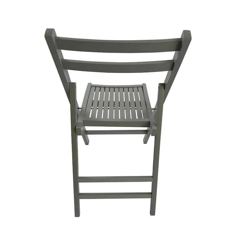 Furniture Slatted Wood Folding Special Event Chair,Set of 4