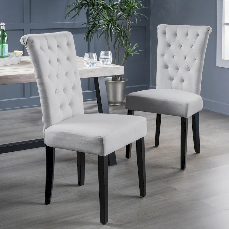 Venetian Tufted Dining Chairs (Set of 2) by Christopher Knight Home