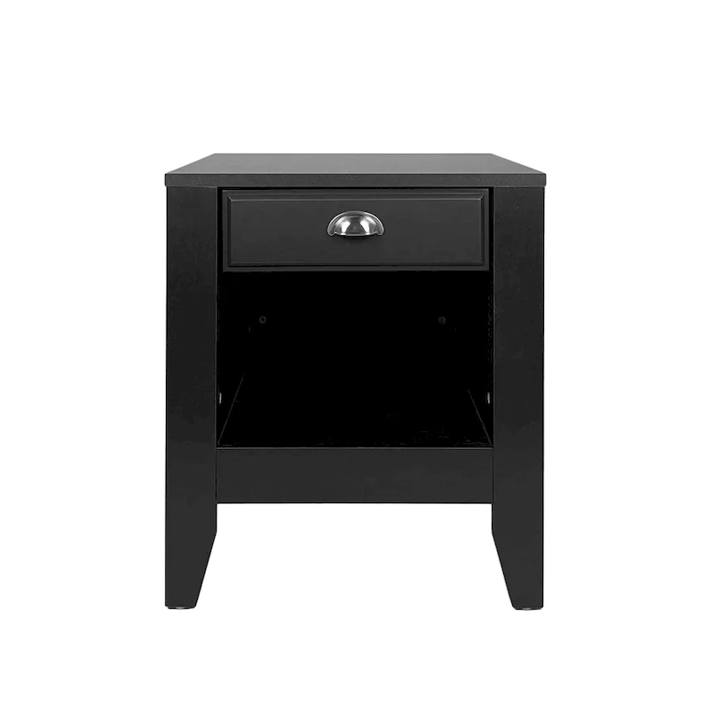 Foisy Faux Wood Nightstand with Drawer (Set of 2) by Christopher Knight Home