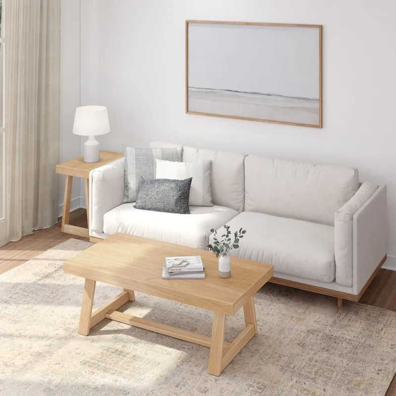 Plank and Beam Classic Rectangular Side Table - 25