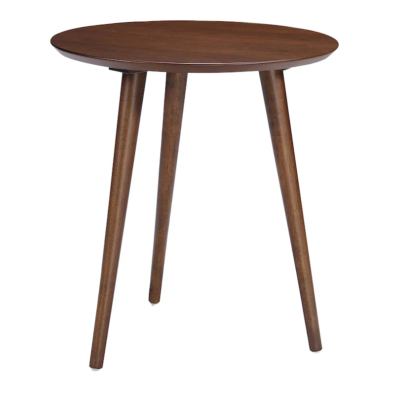 Faux Wood Finish Side Table — 20
