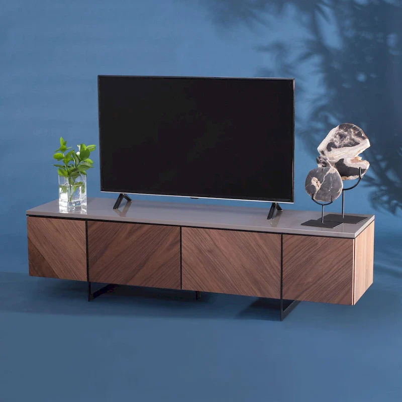 Couture Stine Chevron 60-inch TV Stand - 60 W x 16 L x 16 H - 60Wx16Dx16H