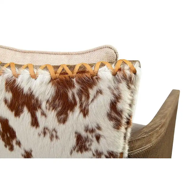 Butterscotch Leather Cane Back Arm Chair