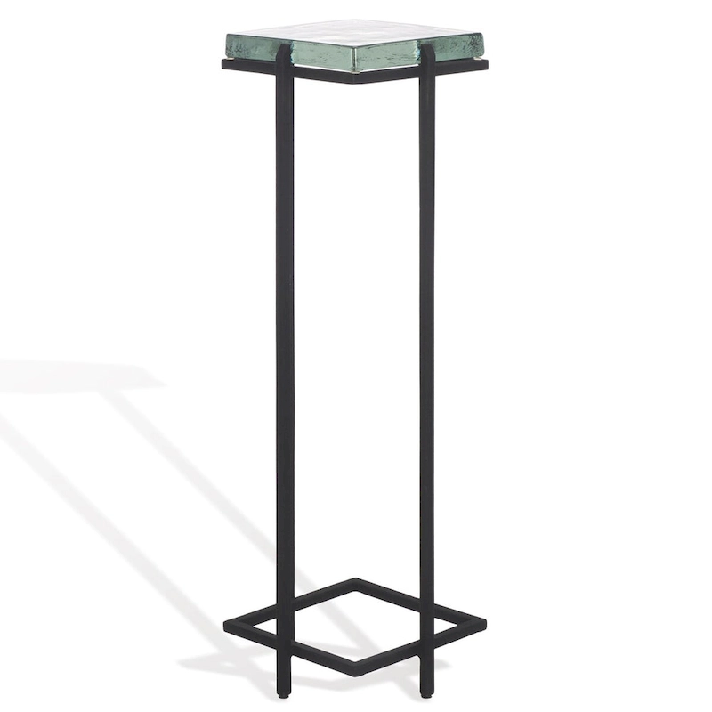SAFAVIEH Couture Giabelle Cast Glass Drink Tabl - 8Wx8Dx24H