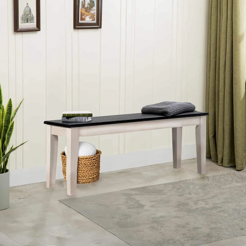 Shaker Style Solid Wood Dining Bench