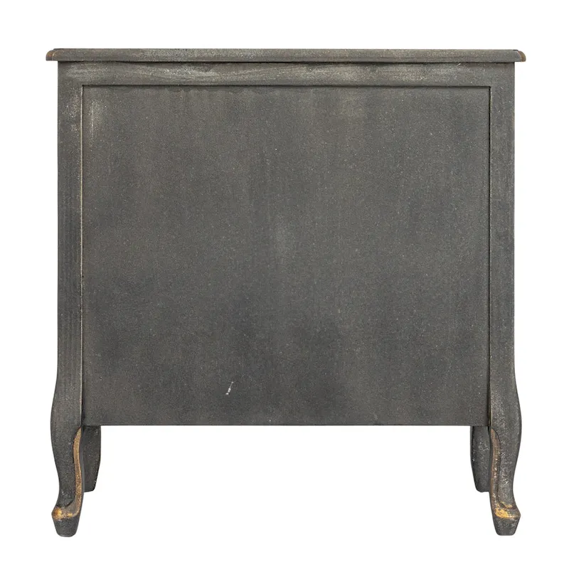 Distressed Wood 3-Drawer Dresser