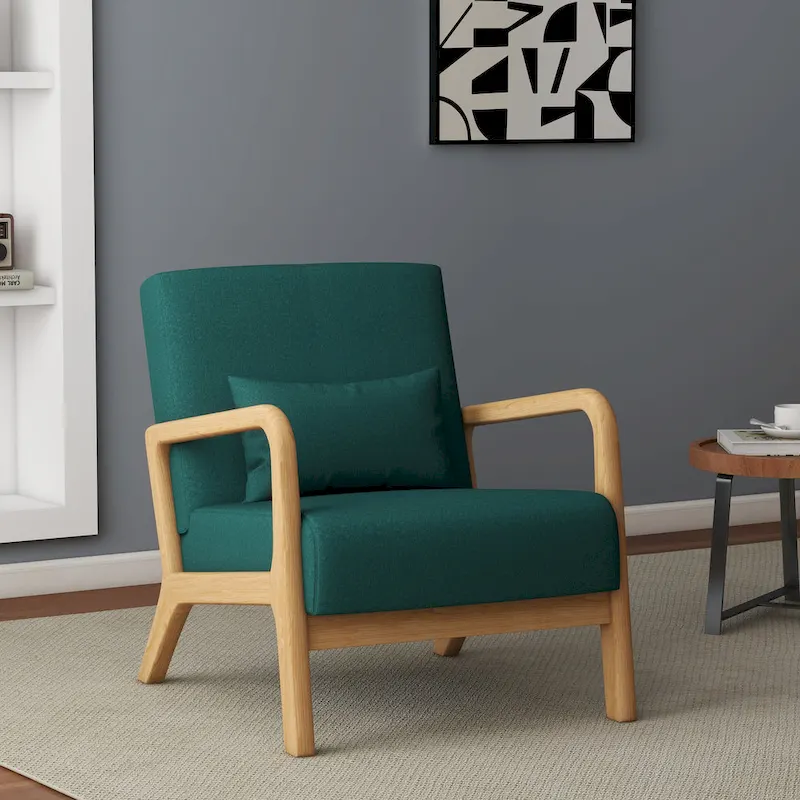 Upholstered Arm Chair with Cution Modern Side Accent Chairs - 25.8