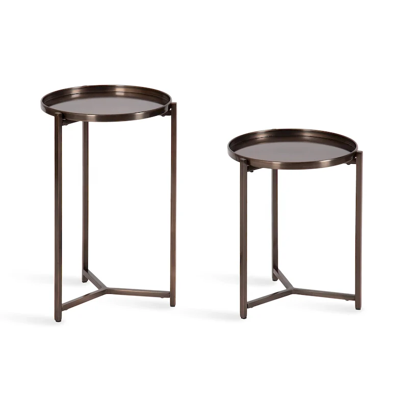 Kate and Laurel Aguilar Plant Stand Set - 2 Piece