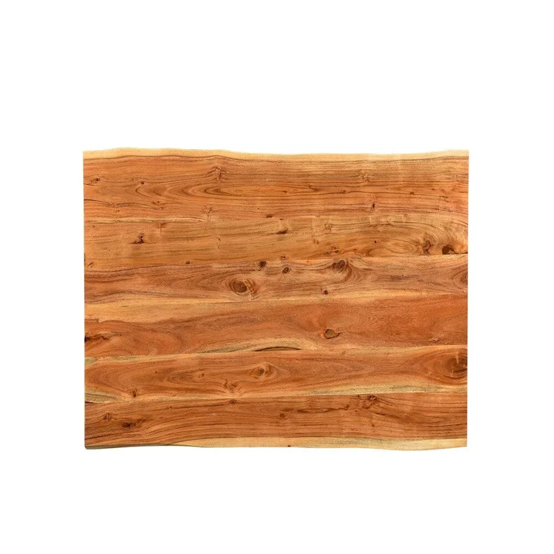 Handmade Solid Wood Live Edge Coffee Table (India) - 31 x 45 x 16