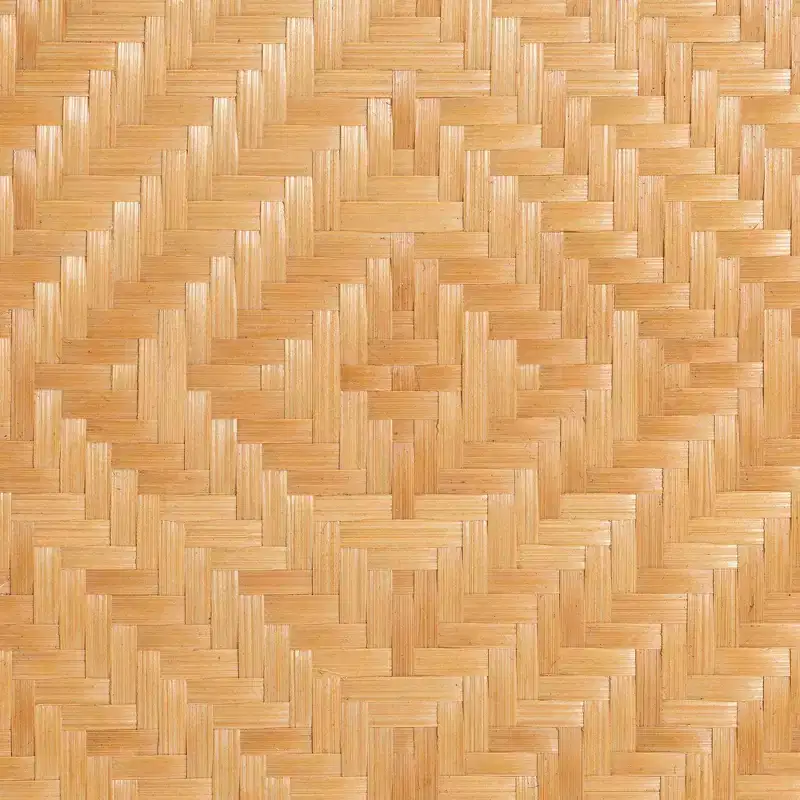 bali & pari Berilo Rattan End Table Light Honey