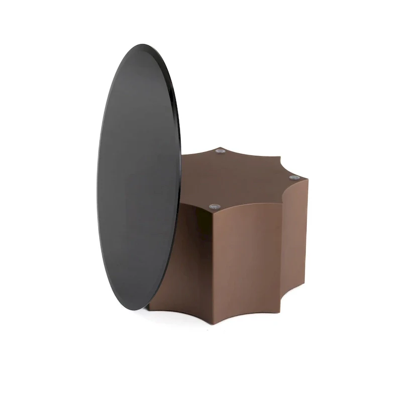 Modrest Ingram Modern Round Coffee Table