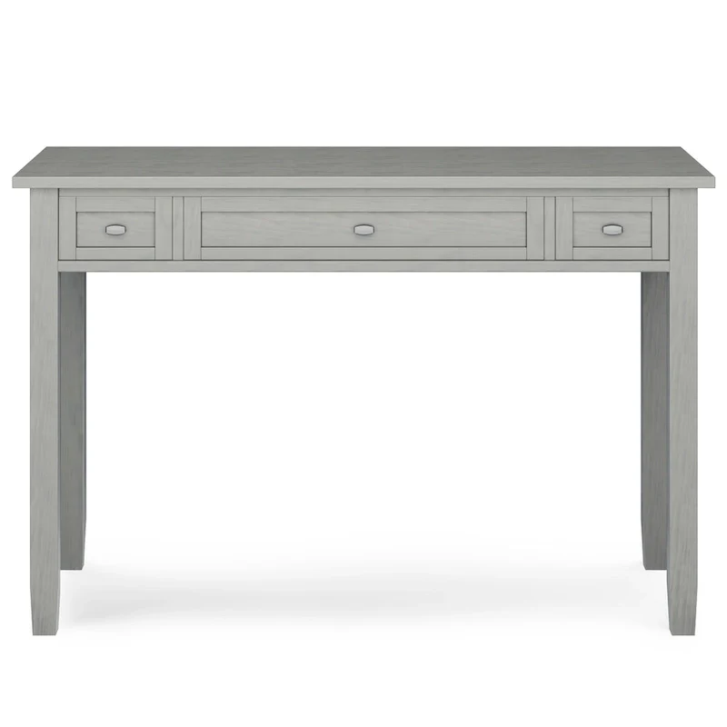 Solid wood transition style desk