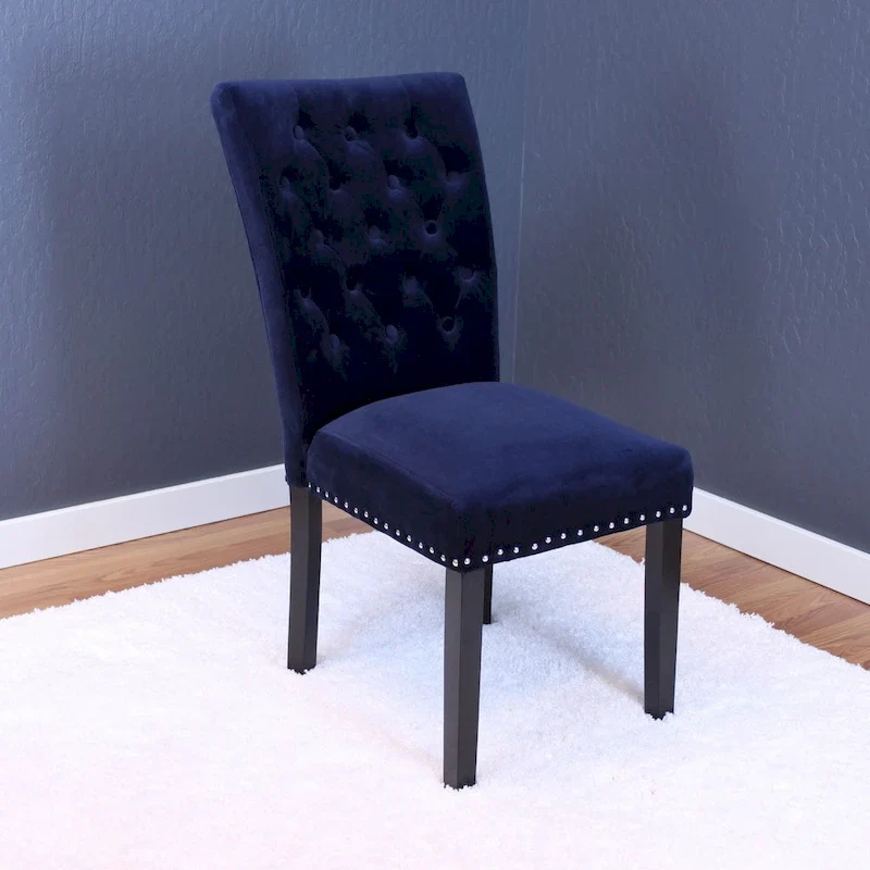 Flohr Tufted Velvet Dining Chairs