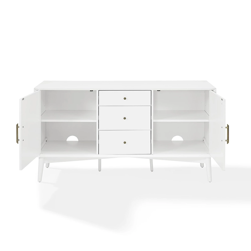 Landon White Finish Sideboard - 57W x 19D x 30H