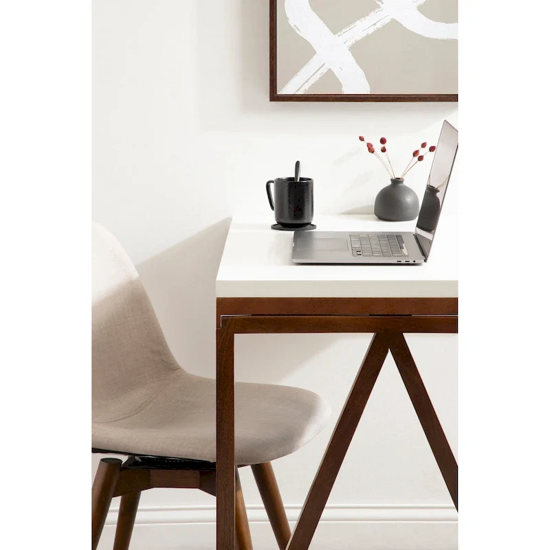 Kate and Laurel Kaya Wood Wall-Mounted Table - 24x33x31