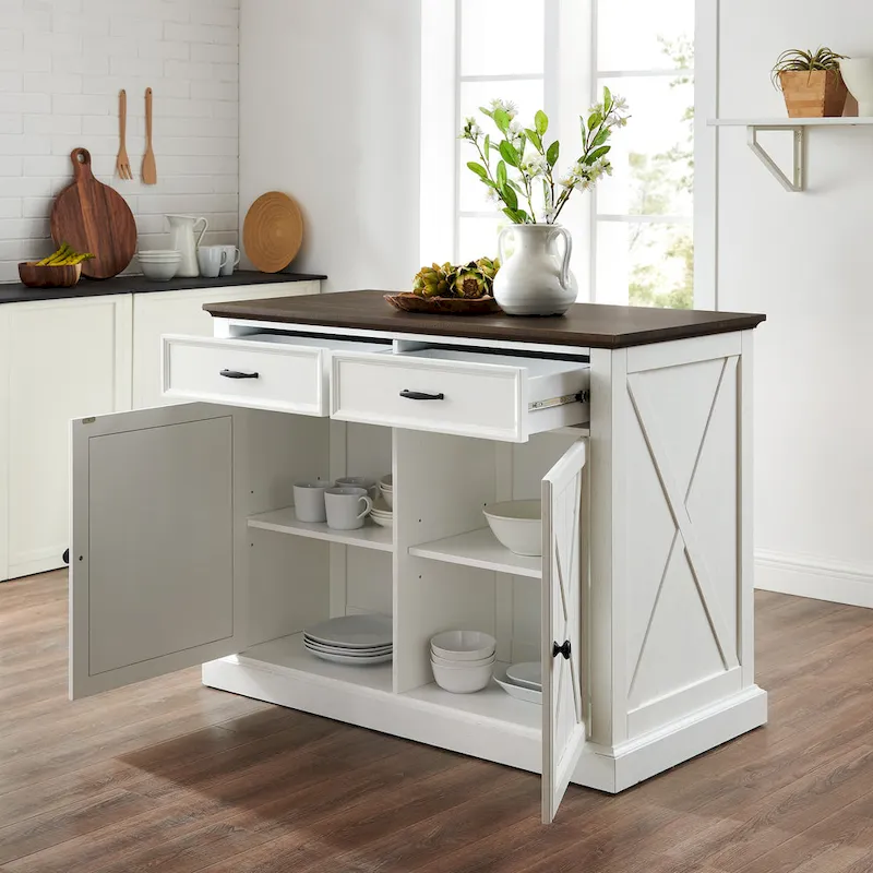 Crosley Clifton Kitchen Island - 23.63d x 47.75w x 36.25h