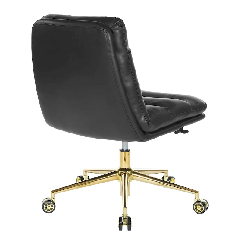 Legacy Swivel Office Chair in Faux Leather