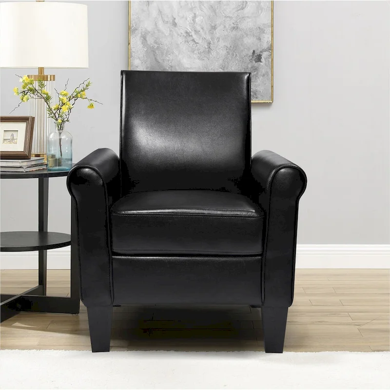 Accent Chairs, Comfy Sofa Chair, Armchair PU leather
