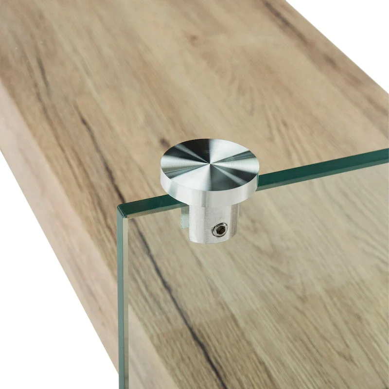 Modern Glass Coffee Table - 43.3 x 23.6 x 16.5