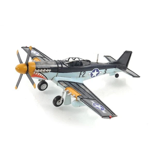 1943 Grey Mustang P51 1:40 Model Fighter Plane