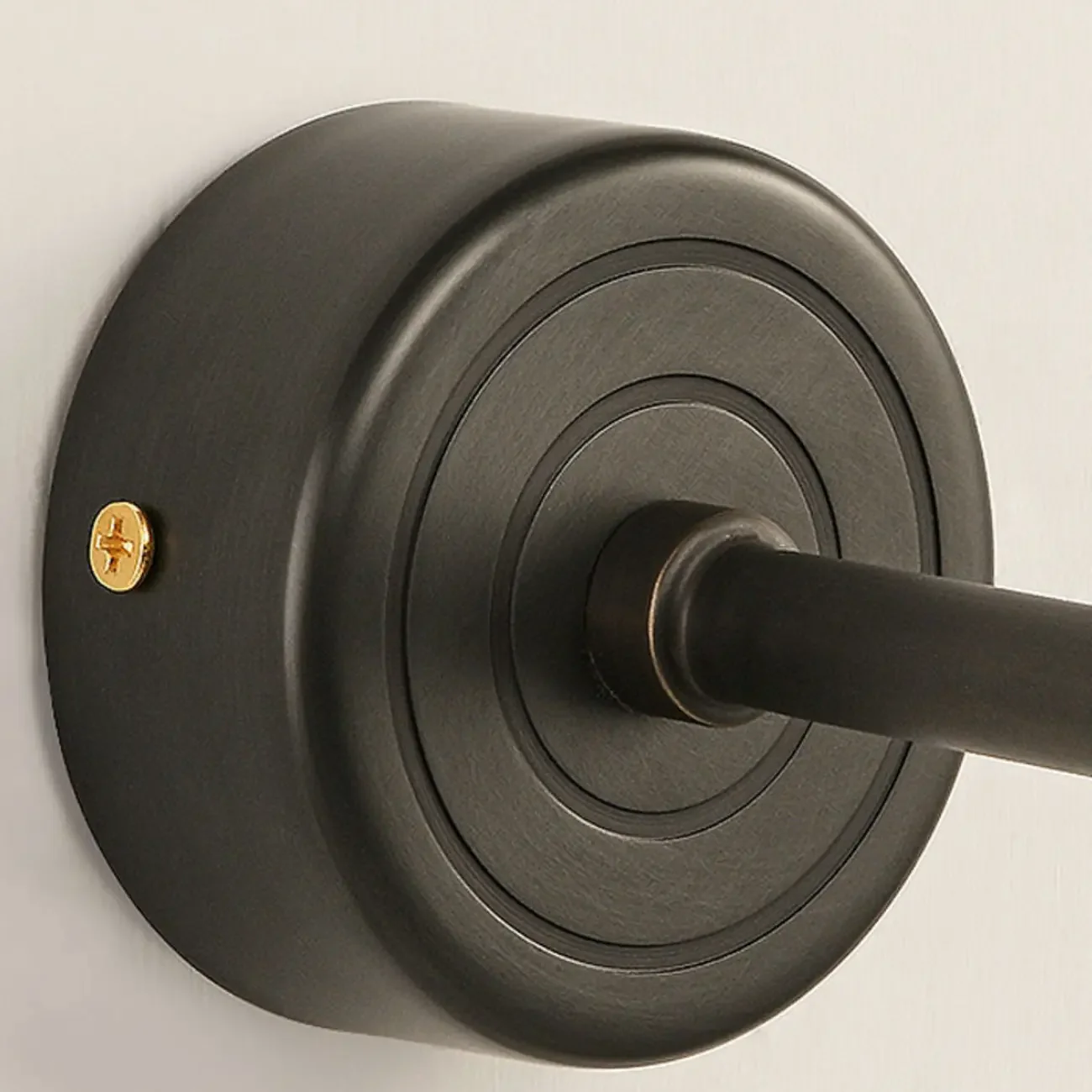 Modern Black Metal LED Bathroom Vanity Light Tube Shade