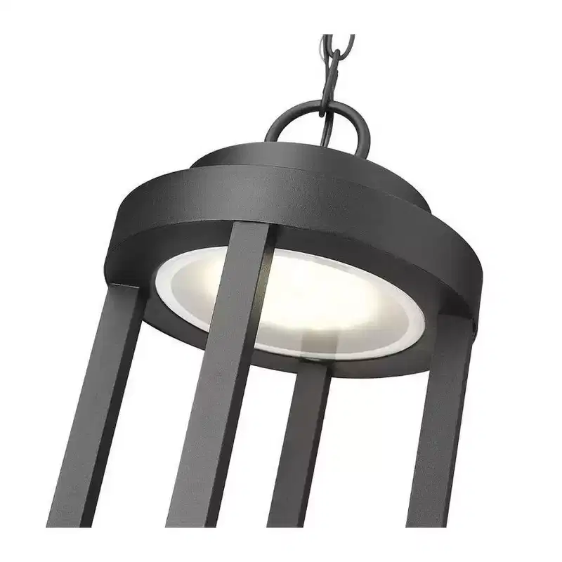 Z-Lite Leland 1 - Light Pendant in Sand Black