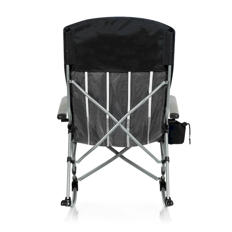 Oniva Outdoor Rocking Camp Chair, (Black)