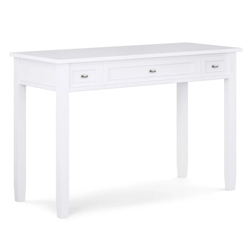 Solid wood transition style desk