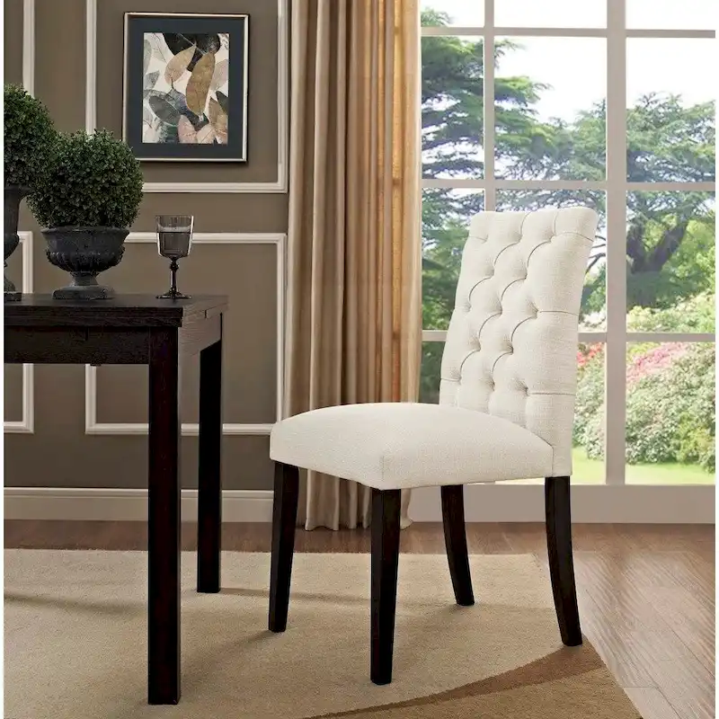 Copper Grove Quince Tufted Fabric Dining Chair