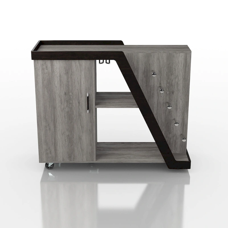 Furniture of America Tern Modern 6-shelf Mobile Wine Cabinet