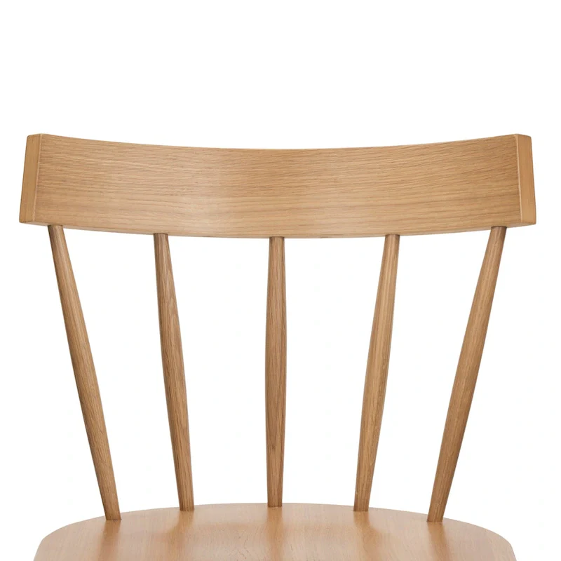 Hava Dining Chair - Solid Oak Wood with Spindle-Back