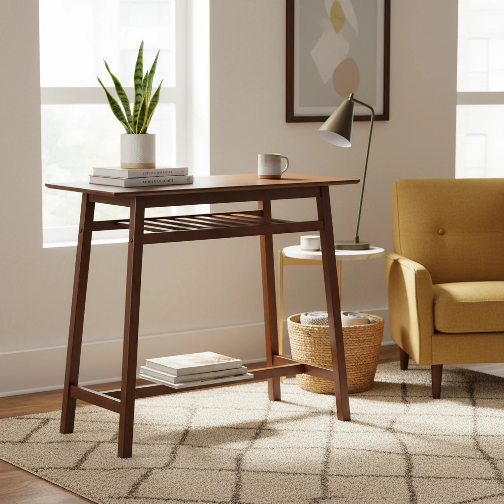 Wood Pub Table 48x19x43